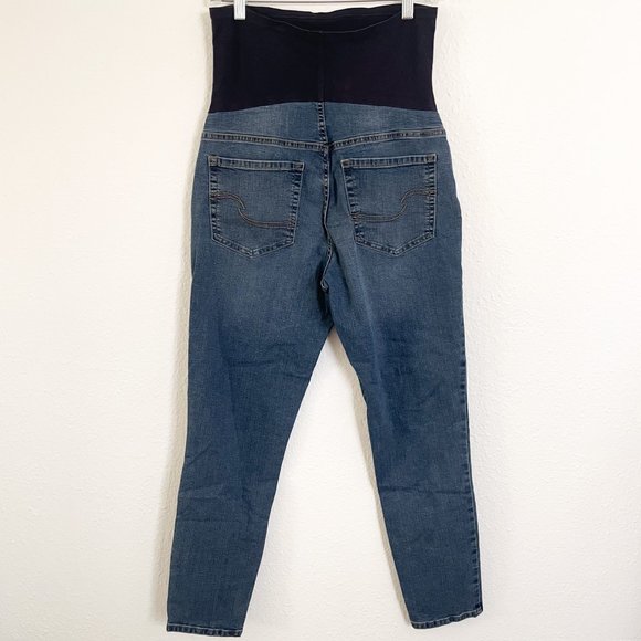 Levi's Maternity Ankle Skinny Over the Belly Jeans size large - Picture 5 of 9